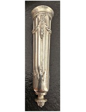 CHRISTOFLE O-GALLIA VASE SOLIFLORE DE CALECHE EN METAL ARGENTE