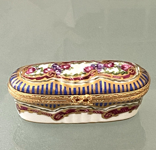 Rare boite pilule limoges - ,