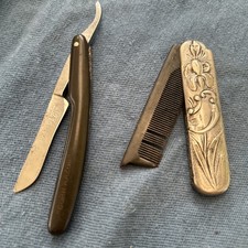 Rasoir Droit Dit Coupe Choux Rare