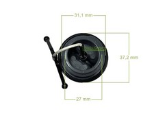 Bouchon de réservoir Essence Husqvarna 41 42 51 55 136 137 141 142 254 257 26...