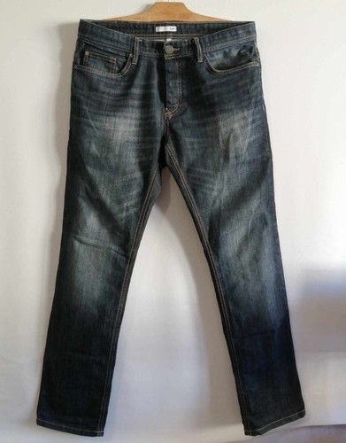Jean bleu foncé coton