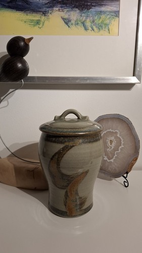 Vase boîte grès - vase, en