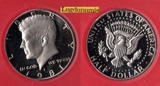 USA 1/2 Dollar 1981 S UNC PROOF Kennedy  Half Dollar $ San Francisco Etats Unis