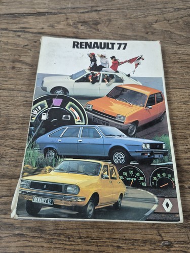 Ancien catalogue renault 1977 - catalogue,
