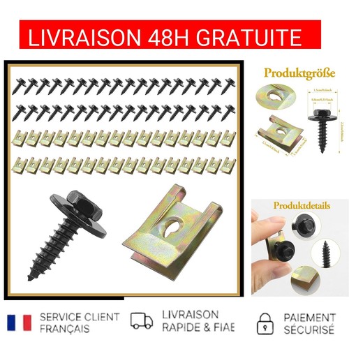 Kit fixation 66pcs vis - vis, tôle