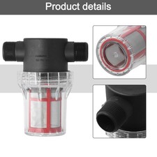 Filtre pompe à eau en acier