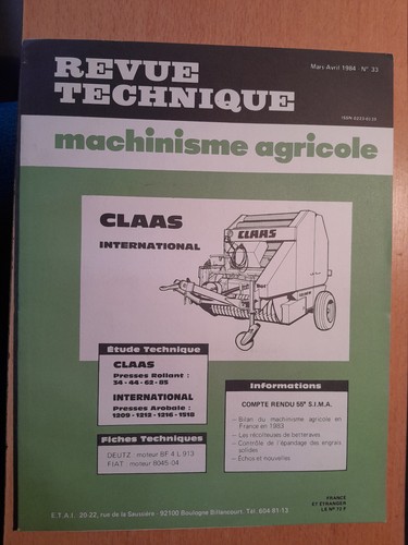 Claas presse rollant - claas,