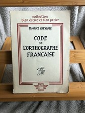 Maurice Grevisse Code de