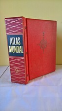 VINTAGE NOUVEL ATLAS MONDIAL DE 1962 CARTES ET ILLUSTRATIONS
