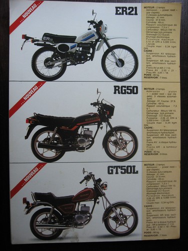 Brochure catalogue 1981 - , moto