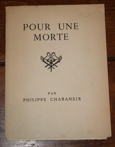 Chabaneix pour une morte - ph,