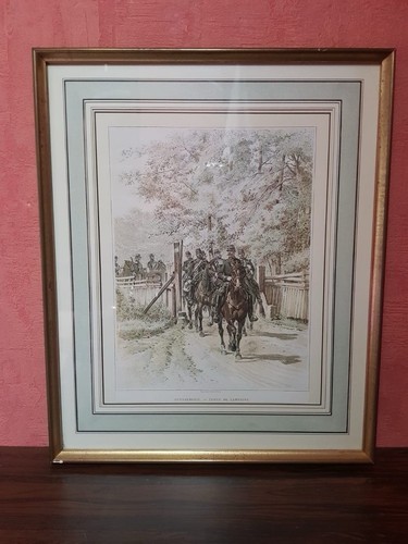 Gravure polychrome edouard - polychrome,