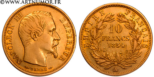 Napoléon iii francs or - napoléon,