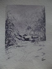 Aquarelle originale signée