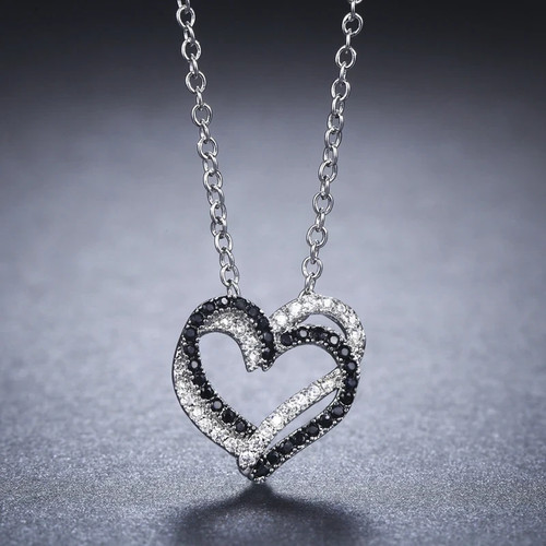 Collier chaîne femme coeur