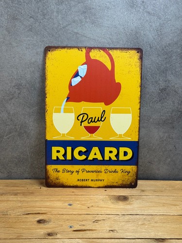 Plaque métal ricard 865 - métal,