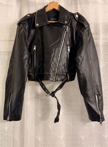 Veste perfecto pull bear - pull&bear, noir