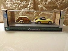 Miniature 1/43 Ensemble CARARAMA Porsche 356B avec da remorque caravane en boite
