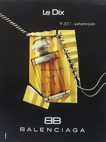 Publicite balenciaga parfum - balenciaga, le