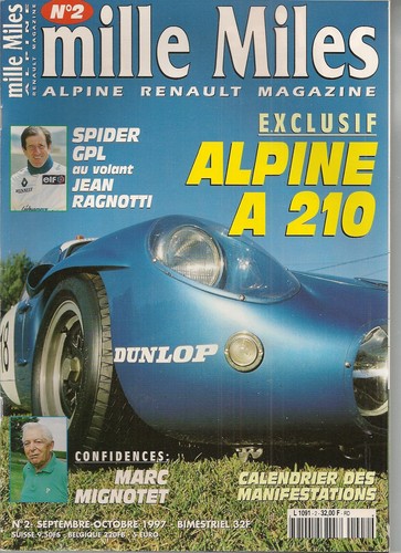 Mille miles alpine a210 - mille,