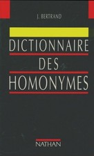 Dictionnaire des homonymes -
