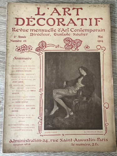 Revue art decoratif - l'art, (art