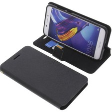Sac pour Huawei Honor V9 Play Style Livre Etui Housse Téléphone Mobile Noir