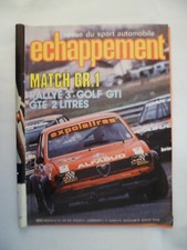 ECHAPPEMENT N°115 05/1978 KADETT GT/E GOLF GTI RALLYE 3 R5 ALPINE TURBO A.MAHE