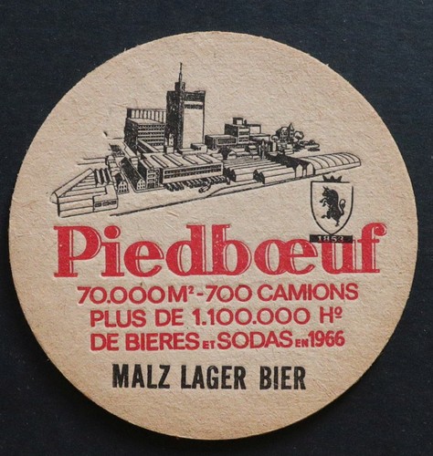 Sous bock bière piedboeuf - sous-bock,