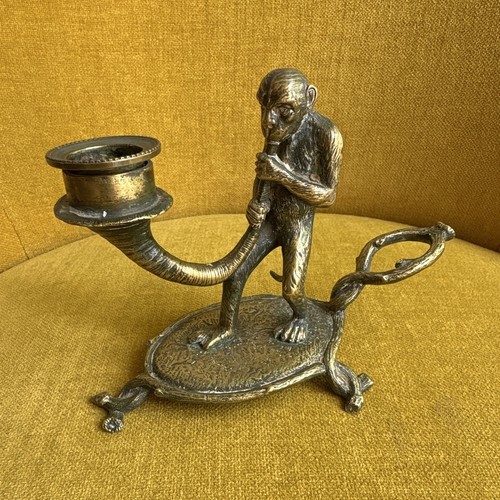 Bougeoir table en bronze - bougeoir,