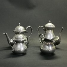 Service à café en étain