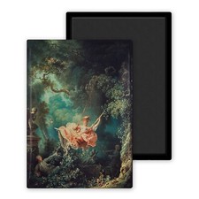 Les Hasards heureux de l'escarpolette-Fragonard-Magnet Frigo 54x78mm