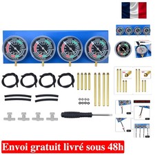 Kit d'outils de jauge d'équilibrage de Vide de synchroniseur de carburateur d...