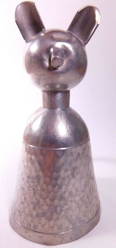 Cat metal upside down cup - down,