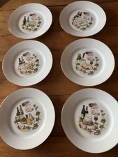 Lot De 6 Assiettes A Fromage Porcelaine D’art Limoges France