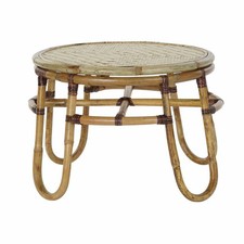 Table d'appoint DKD Home Decor Bambou Rotin [60 x 60 x 42 cm]