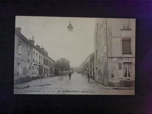 Cpa merlerault rue - cpa, 61