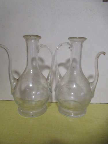 Paire burette verre - de,
