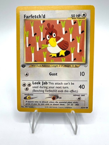Carte pokémon farfetch - carte, farfetch'd