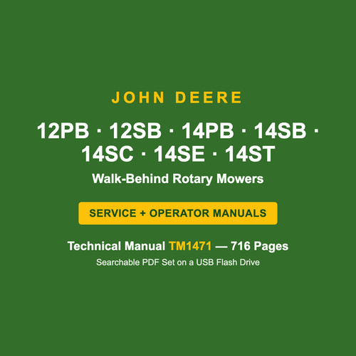 John deere 12pb - 12pb, 14sb