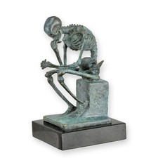 Sculpture Penseur squelette