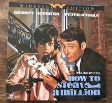 AUDREY HEPBURN PETER O'TOOLE How To Steal A Million - Laserdisc Widescreen