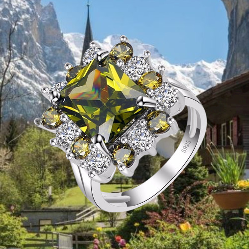 Bague zircon cubique - bague,