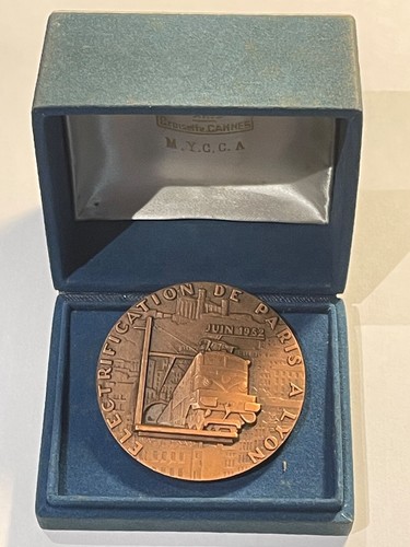 Médaille sncf electrification - médaille,