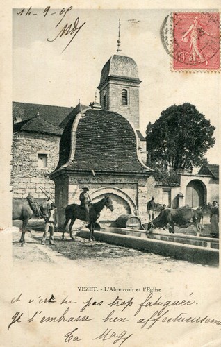 Carte romaine abreuvoir - carte,