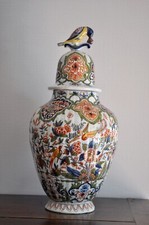 Vase - Pot couvert - Faience