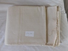 coupon tissu lin épais ancien  220/190