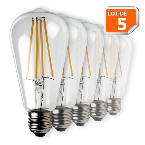 Lot ampoules led filament - de, 5