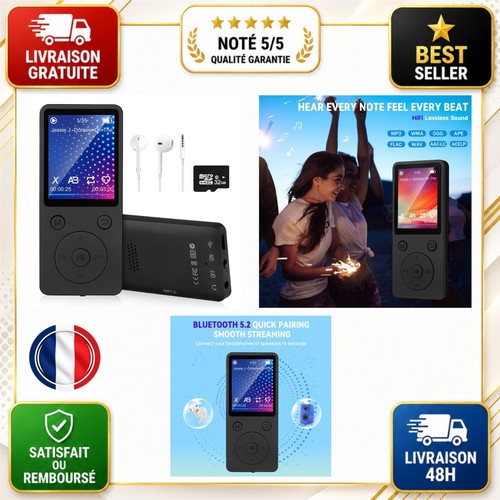 Lecteur mp3 bluetooth - lecteur, go
