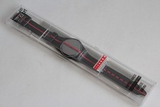 SWATCH Montre Swatch 360 Rouge sur Blackout GZ119 1991 ed limitée (65467)